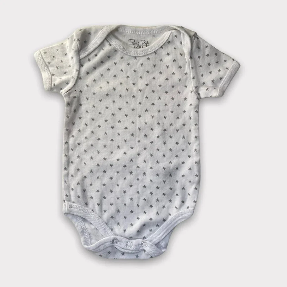 Gender Neutral 0-3 Months Onesies Bodysuits Set of 5 - Picture 5 of 7